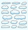 clouds vector image vector image