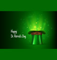 saint patricks day greeting card color vector image vector image