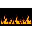 fire red vector image