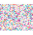 pattern with colorful dots vector image vector image