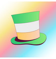 saint patricks day green card color vector image vector image