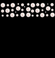 abstract background with natural pearl garlands vector image vector image