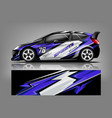 car decal wrap design vector image