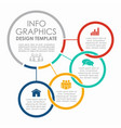 infographic design template with place for your vector image
