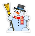 snowman vector image
