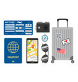 travel element vector image vector image