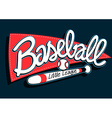 baseball league children banner background vector image vector image