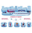 electric eco transport alternative city vector image vector image