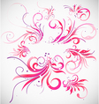 floral decoration collection vector image vector image