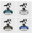 professional handyman house fixing logo design vector image