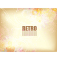 vintage watercolor background vector image