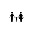family graphic design template isolated vector image vector image
