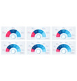 circle chart design modern templates vector image vector image