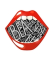 bla babble gossip vector image vector image