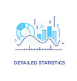 growth indicators diagrams training business vector image