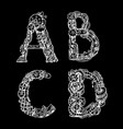 hand drawn seamless pattern with mechanical vector image vector image