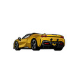 sport car isolated vector image