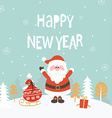 card for new year vector image