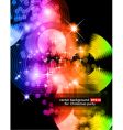 christmas party background vector image vector image