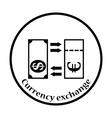 currency exchange icon vector image