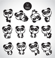 panda vector image