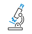 school microscope icon vector image