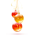 christmas decorations vector image vector image