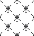 helicopter seamless pattern vector image vector image