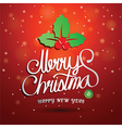 merry christmas vector image