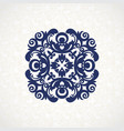 vintage pattern in eastern style vector image