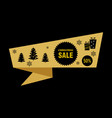 sale banner design template winter discount vector image