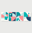 abstract geometric background set cover vector image