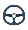 icon steering wheel vector image vector image