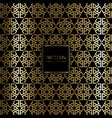 art deco style gold background vector image
