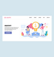 web site gradient design template creative vector image
