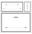 frame set vector image vector image