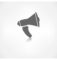 loudspeaker icon microphone symbol vector image vector image