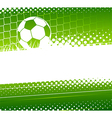 soccer background vector image vector image