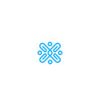 x initial ornament logo vector image vector image