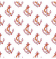 seamless anchors vector image