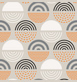 abstract mid century pattern vector image