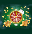 realistic 3d spinning fortune vector image