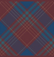 blue red argyle tartan plaid pattern vector image