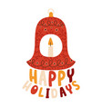christmas sublimation design with tree toy vector image vector image