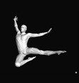 dancer gymnastics activities for icon health vector image vector image