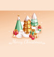realistic 3d isometric cartoon vector image vector image
