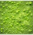 green slime font set vector image