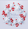merry christmas and new year background vector image vector image