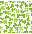 seamless clover background vector image