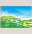 summer background vector image vector image